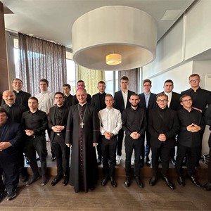 Uvođenje pristupnika u život zajednice Nadbiskupskog bogoslovnog sjemeništa u Zagrebu